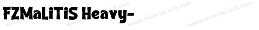 FZMaLiTiS Heavy字体转换